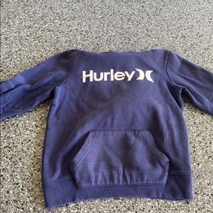 Navy blue Hurley sweatshirt boys large